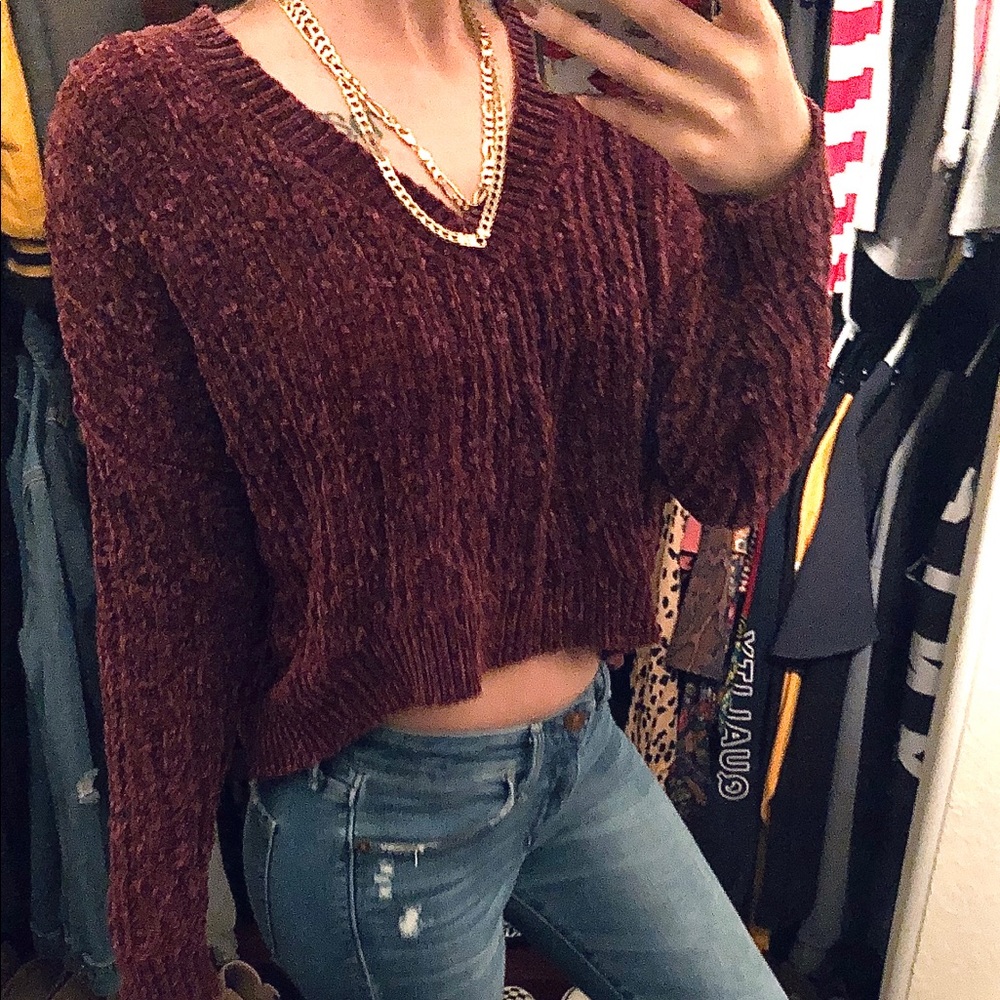 WILD FABLE CROP SWEATER
